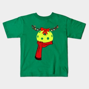 Pickleball Christmas Kids T-Shirt